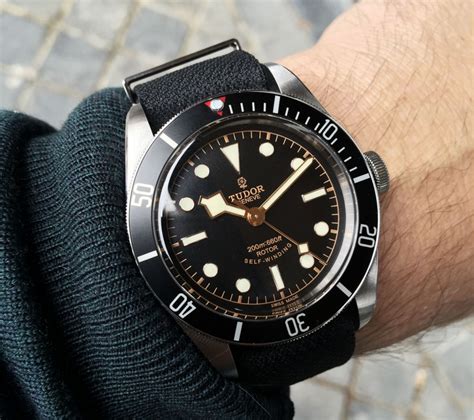 tudor black bay replica bracelet|tudor heritage black bay price.